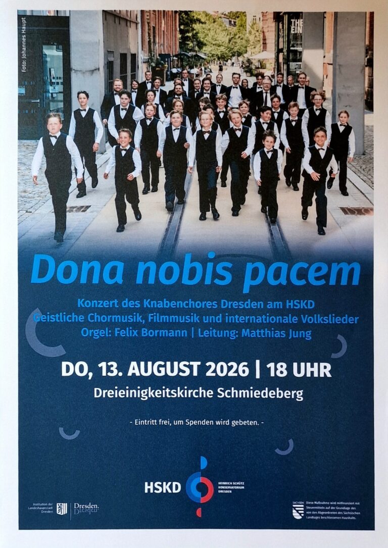 Konzert des Knabenchores Dresden am HSKD