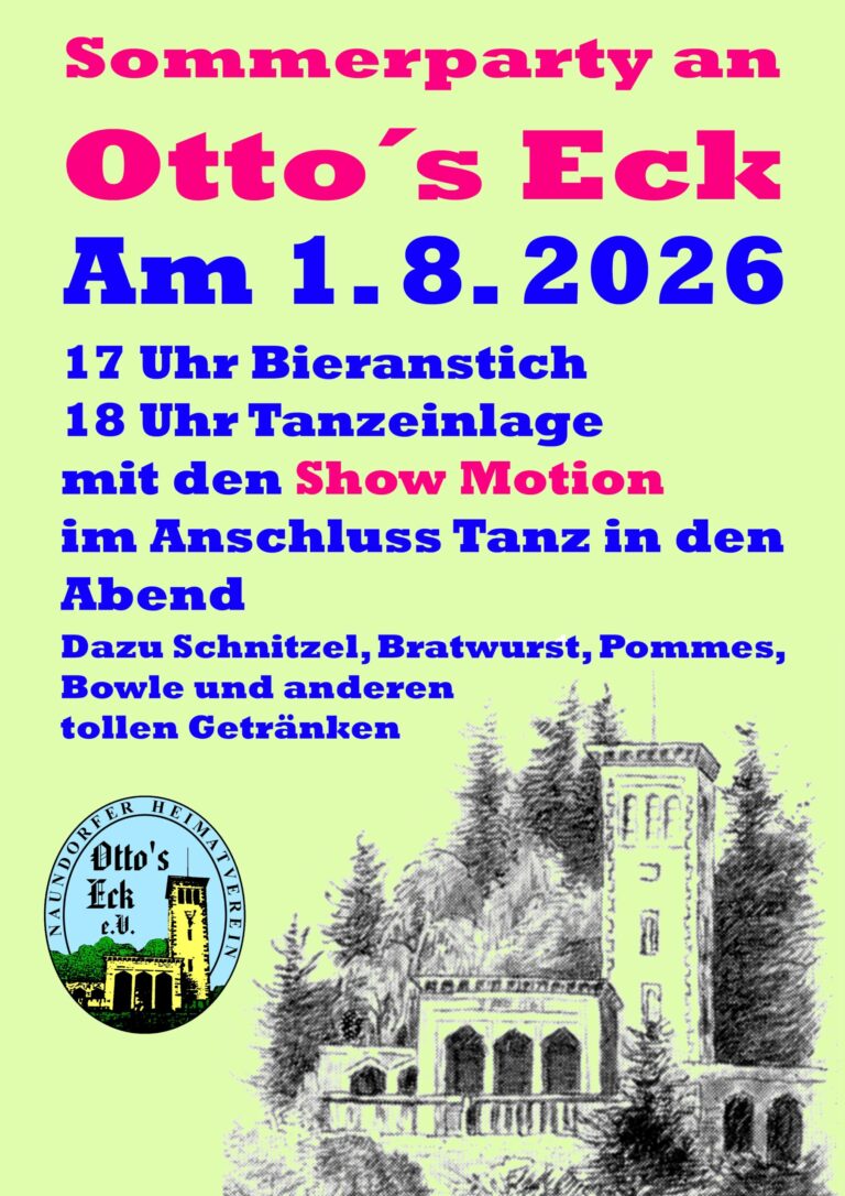 Sommerparty an Otto´s Eck